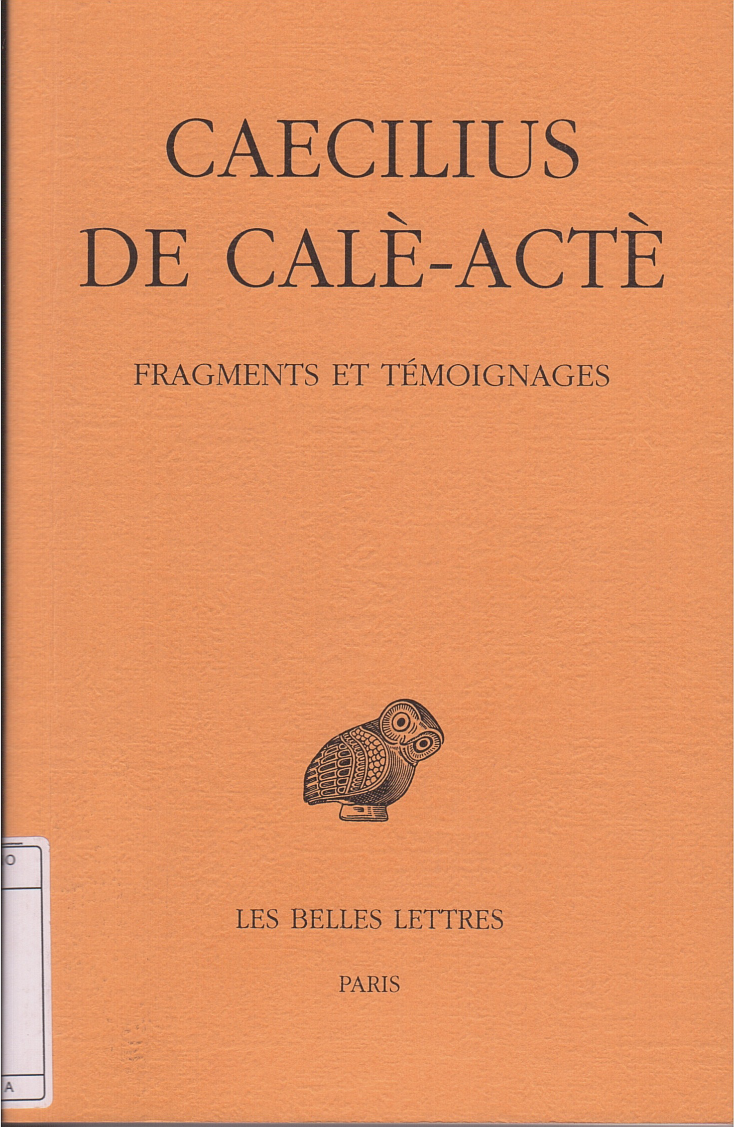 Caecilius de Calè-Actè