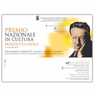 Premio Nazionale di Cultura – Benedetto Croce