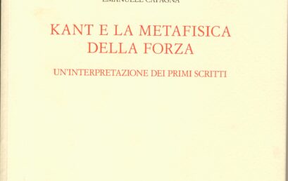 Kant e la metafisica della forza