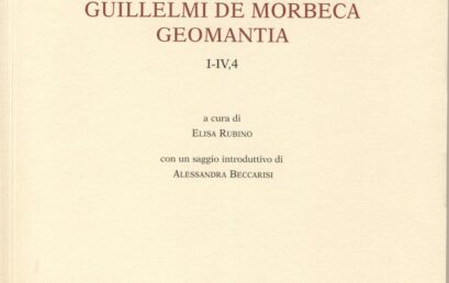 Guillelmi de Morbeca Geomantia