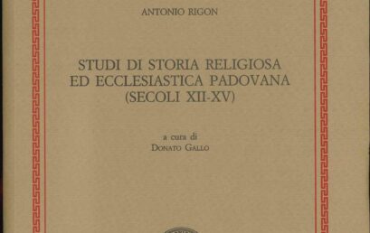 Studi di storia religiosa ed ecclesiastica